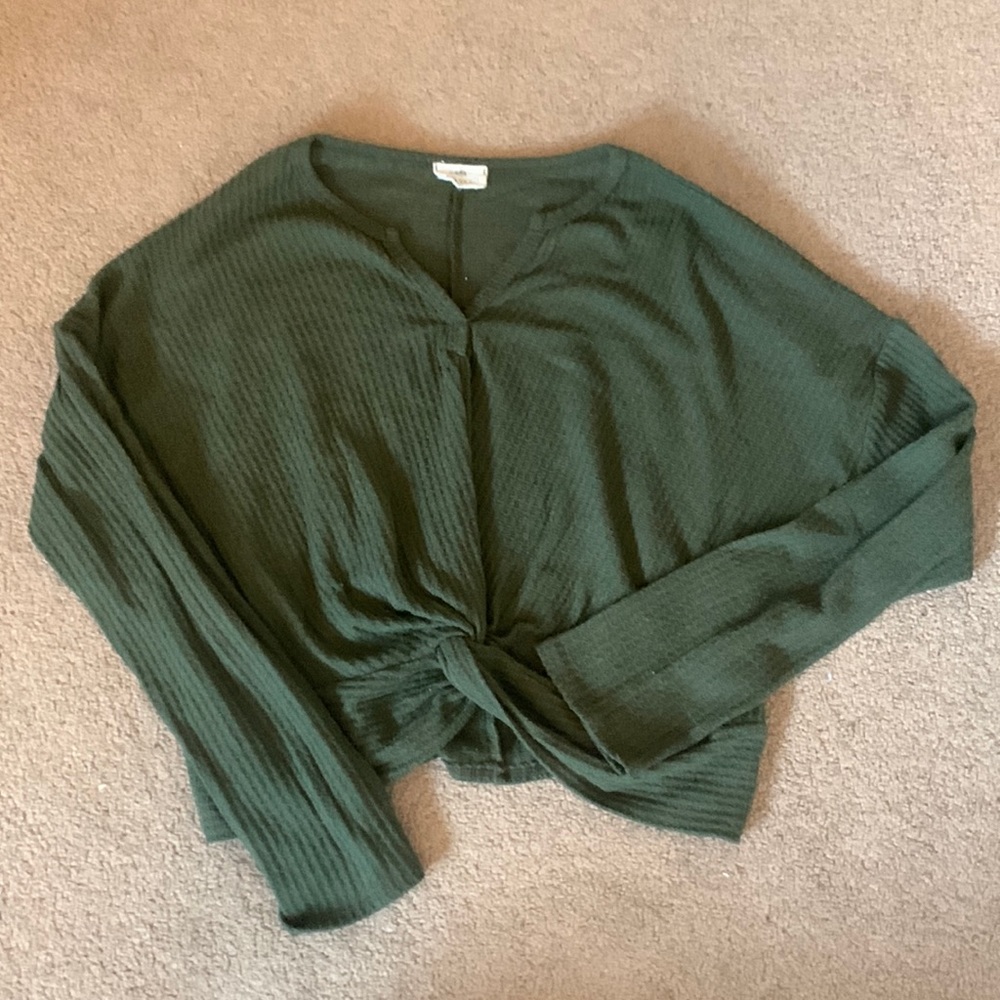 Dark green Rebel Society sweater, Size M